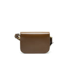 GUCCI 1955 HORSEBIT LEATHER SHOULDER BAG BROWN