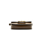 GUCCI 1955 HORSEBIT LEATHER SHOULDER BAG BROWN