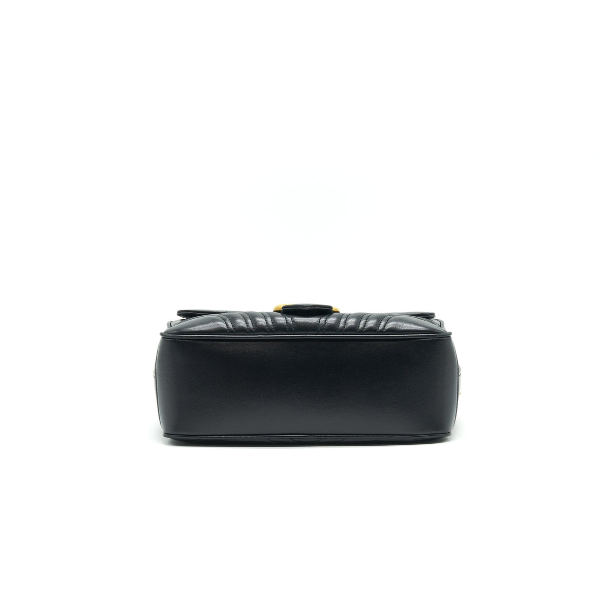 GUCCI GG MARMONT MATELASSÉ SHOULDER BAG BLACK