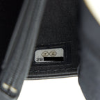 CHANEL HOUNDSTOOTH TWEED WALLET ON CHAIN BLACK/ WHITE
