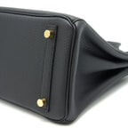 HERMES BIRKIN25 BLACK GHW