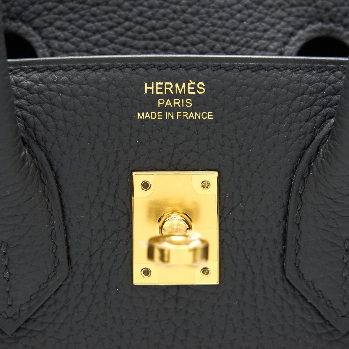 HERMES BIRKIN25 BLACK GHW