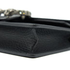 GUCCI DIONYSUS LEATHER SUPER MINI BAG BLACK