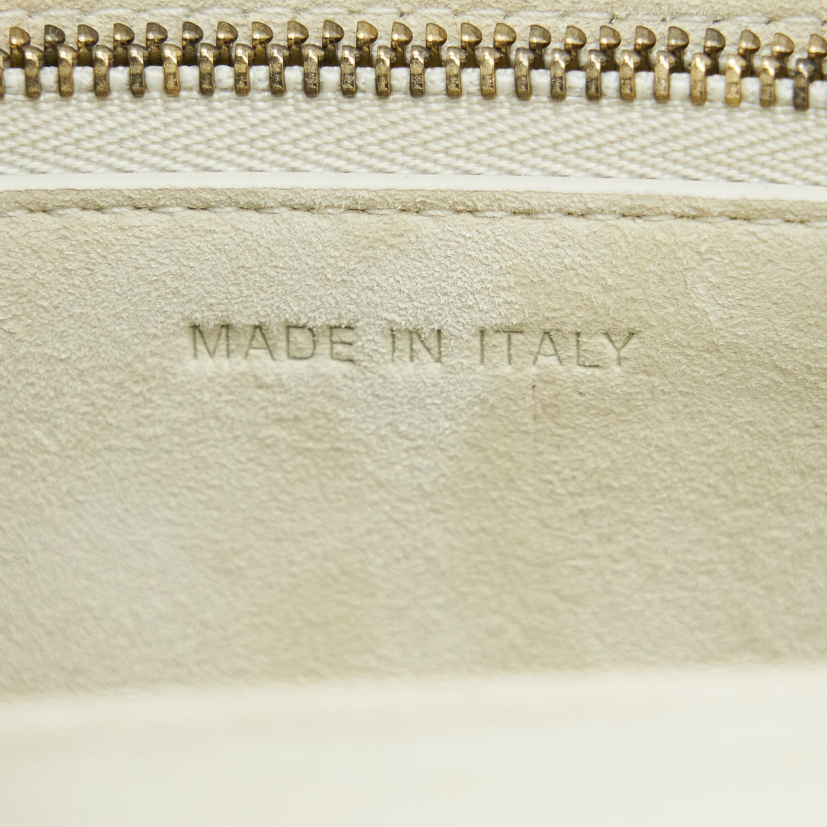 DIOR SADDLE POUCH WITH CHAIN WHITE GHW