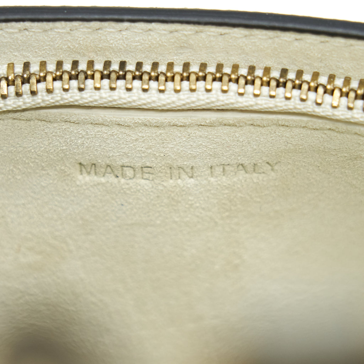 DIOR GRAINED CALFSKIN SADDLE BELT POUCHE WHITE GHW