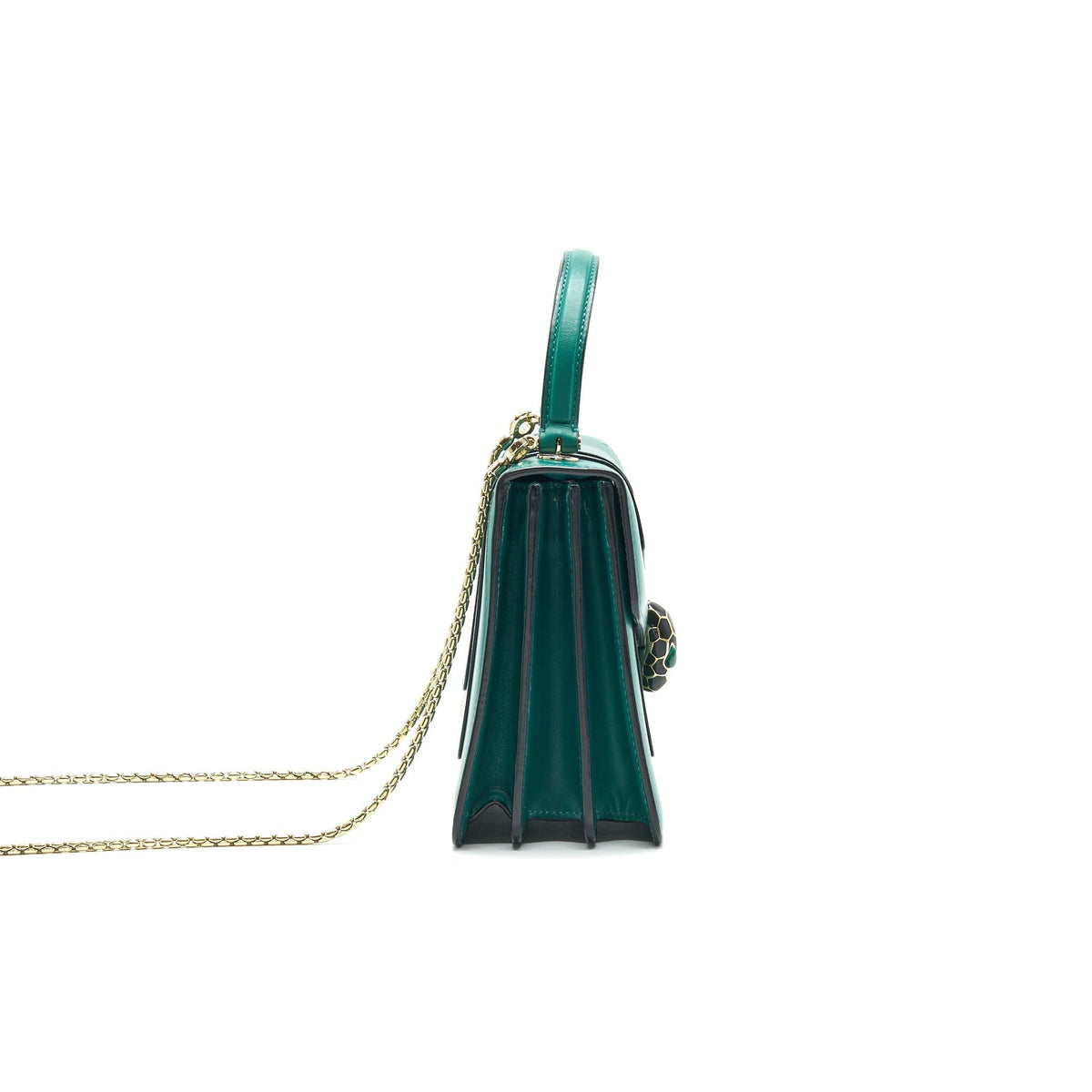 BVLGARI SERPENTI FOREVER CROSSBODY BAG GREEN