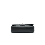 CHANEL CLASSIC DOUBLE FLAP LAMBSKIN BLACK SHW SERIAL 13