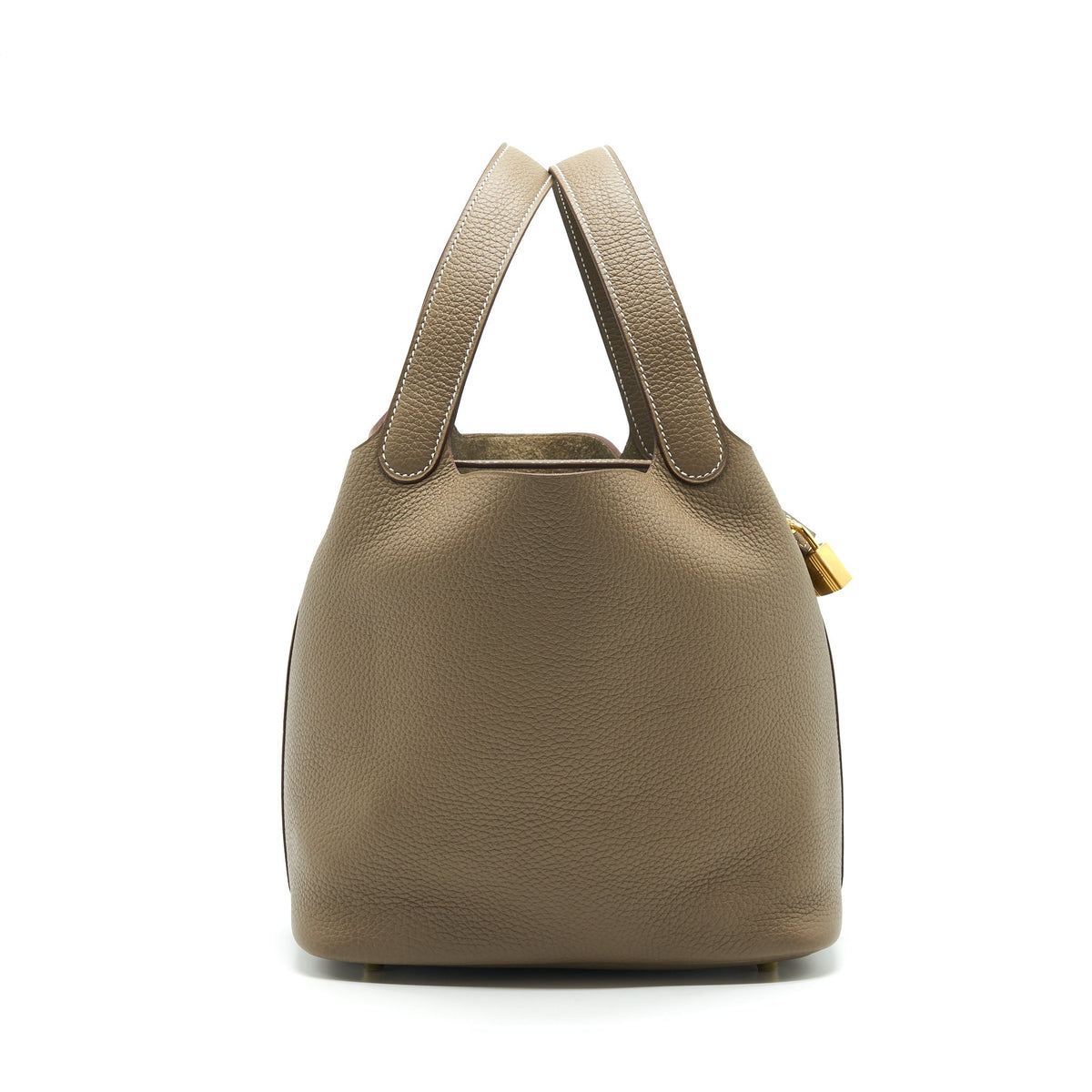 Hermes Picotin 22 Lock Bag Etoupe GHW Year2021