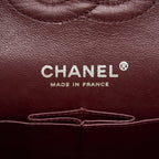CHANEL CLASSIC DOUBLE FLAP LAMBSKIN BLACK SHW SERIAL 13