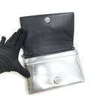 DIOR DIORAMA WALLET ON CHAIN SILVER