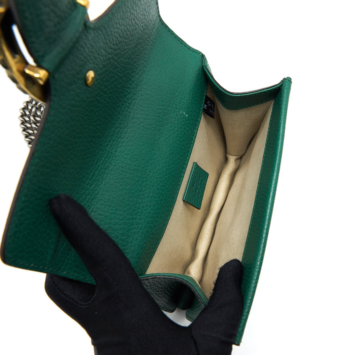 GUCCI MINI DIONYSUS BAG GREEN MULTI COLOUR HARDWARE