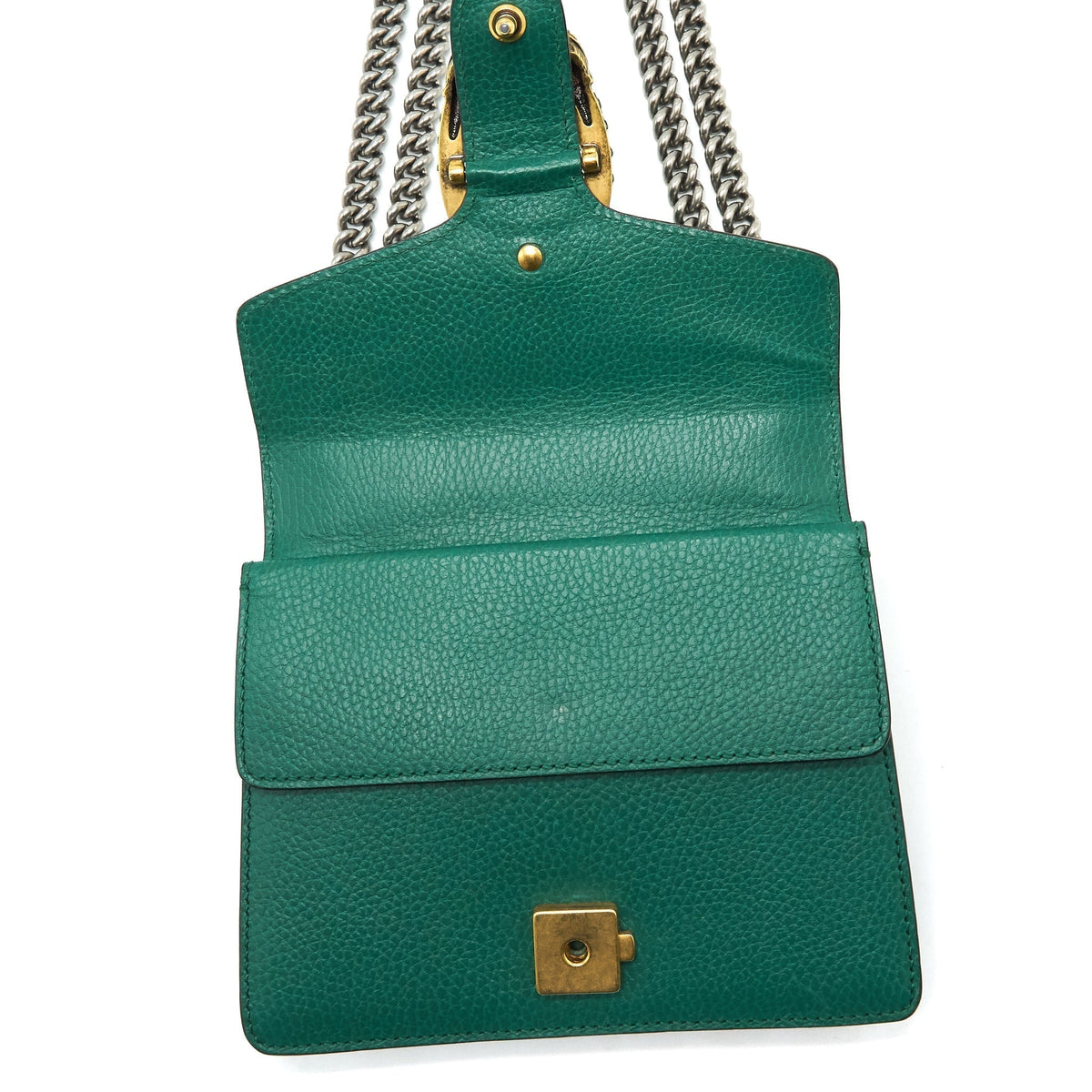 GUCCI MINI DIONYSUS BAG GREEN MULTI COLOUR HARDWARE
