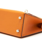 Hermes Mini Kelly Ⅱ Verso Chevre Mysore sanguine / orange SHW