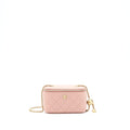 CHANEL 21B PEARL CRUSH LONG VANITY WITH CHAIN DARK PINK GHW