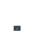 CHANEL SMALL COMPACT WALLET CAVIAR LEATHER INDIGO SHW