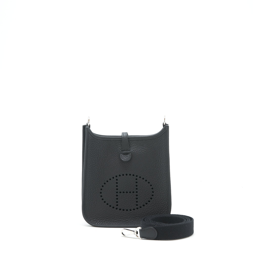 HERMES MINI EVELYNE 16 BLACK SHW