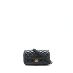 CHANEL 2.55 REISSUE MINI WAIST BELT BAG BLACK GHW