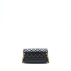 CHANEL 2.55 REISSUE MINI WAIST BELT BAG BLACK GHW