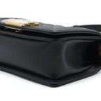 CHANEL SMALL BOY BAG CAVIAR BLACK GHW (MICROCHIP)