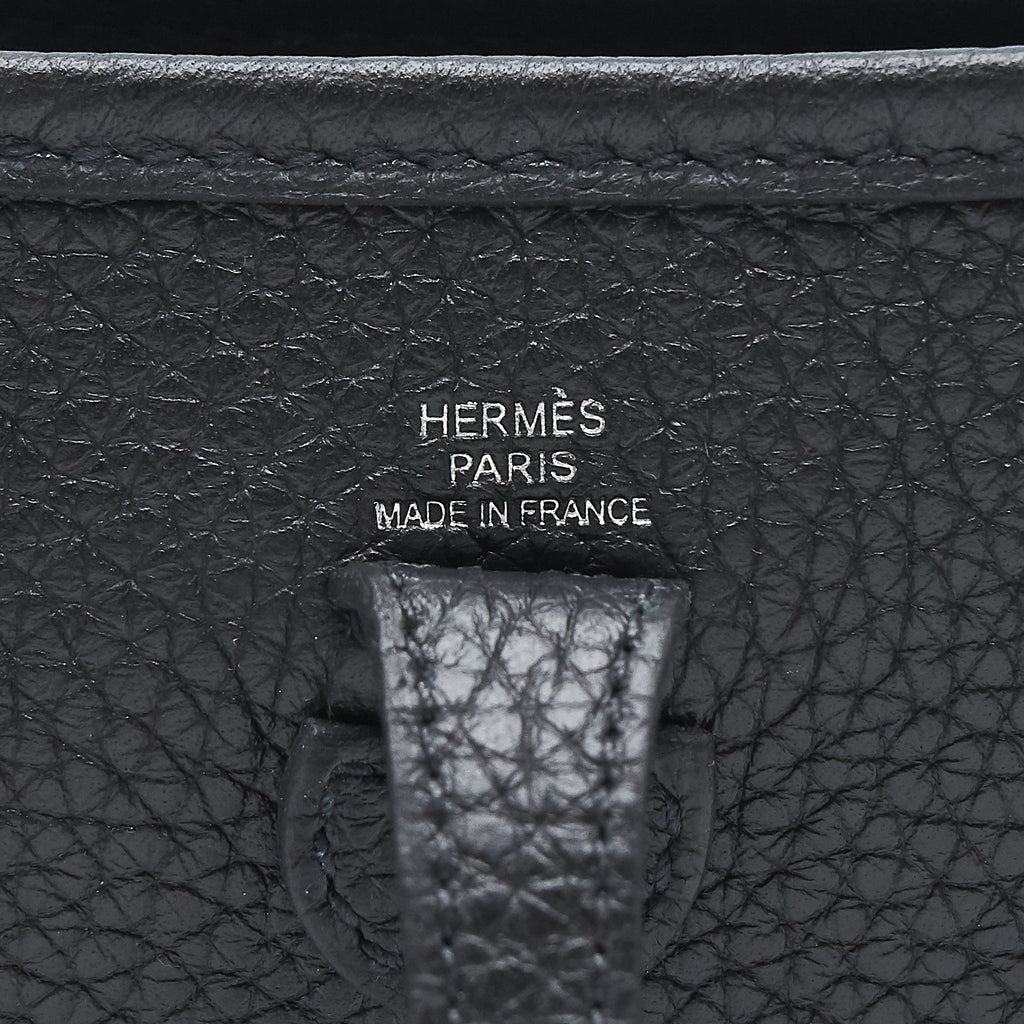 HERMES MINI EVELYNE 16 BLACK SHW