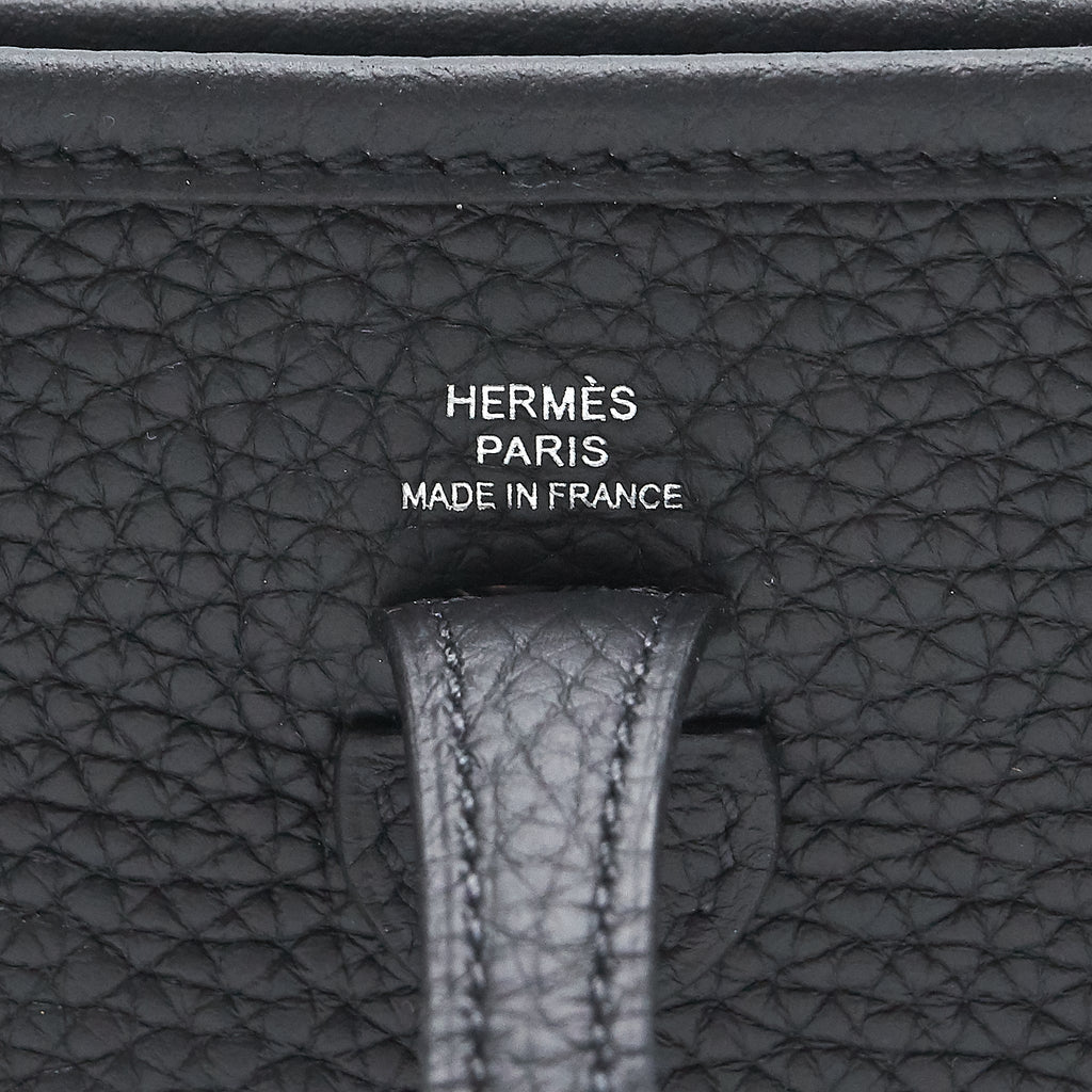 HERMES MINI EVELYNE 16 BLACK SHW