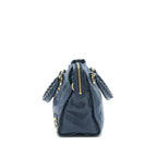 BALENCIAGA CLASSIC CITY BAG NAVY GHW