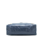 BALENCIAGA CLASSIC CITY BAG NAVY GHW