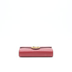 GUCCI GG MARMONT WALLET ON CHAIN RED GHW