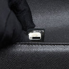 CHANEL MEDIUM LEBOY BLACK CAVIAR GHW