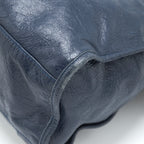 BALENCIAGA CLASSIC CITY BAG NAVY GHW