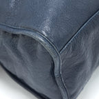 BALENCIAGA CLASSIC CITY BAG NAVY GHW