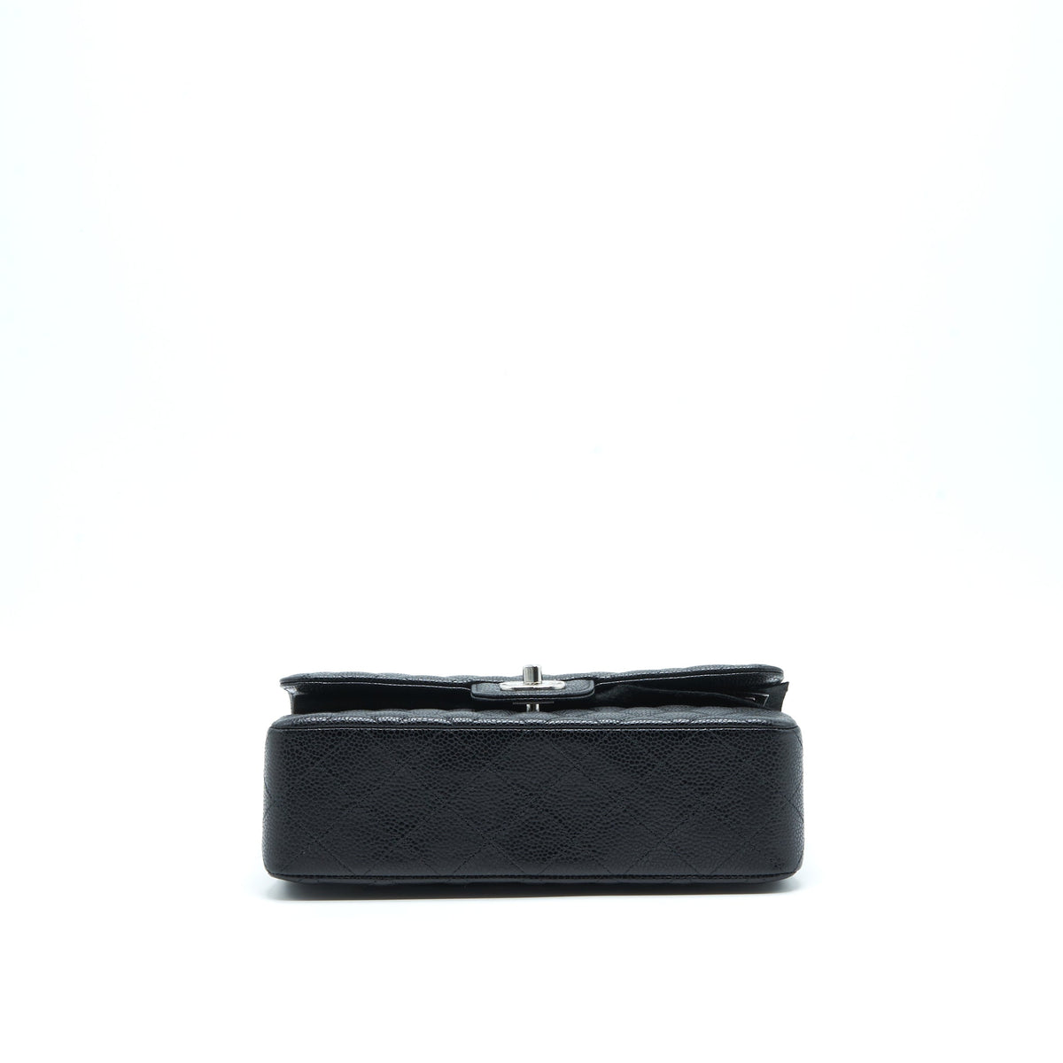 CHANEL SMALL CLASSIC FLAP BAG CAVIAR BLACK SHW(MICROCHIP)