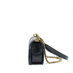 CHANEL MEDIUM BOY BAG CALFSKIN BLACK GHW