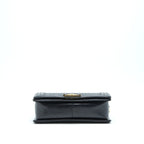 CHANEL MEDIUM BOY BAG CALFSKIN BLACK GHW