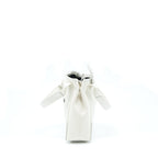 BALENCIAGA CABAS FABRIC/LEATHER OFF WHITE SHW