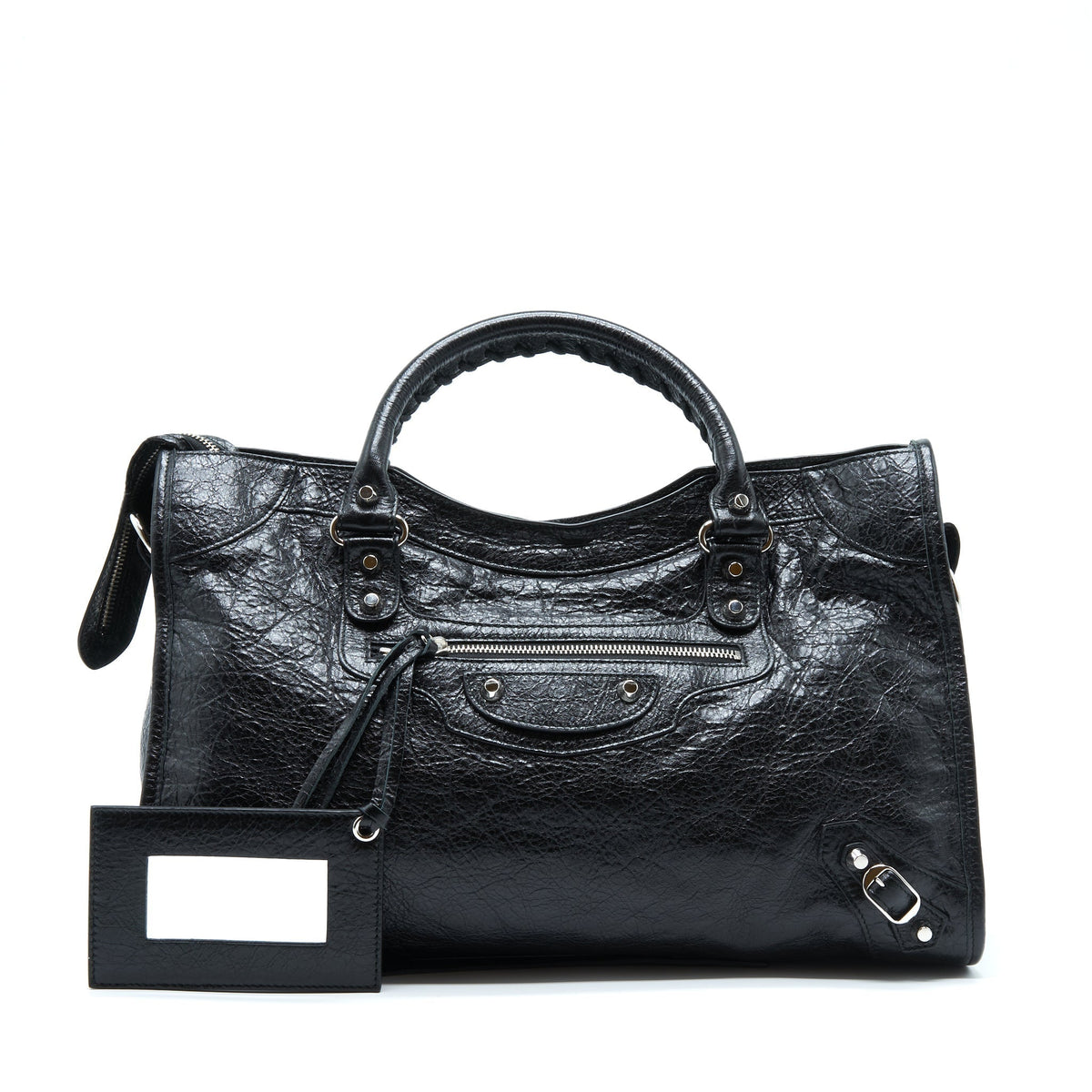 BALENCIAGA CLASSIC CITY BAG BLACK SHW