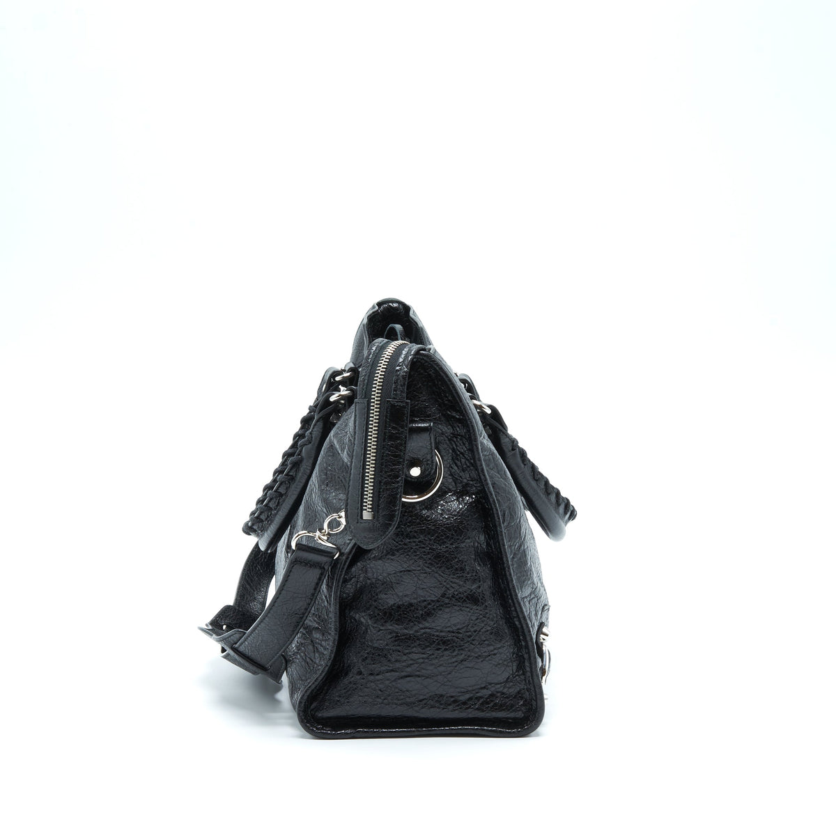 BALENCIAGA CLASSIC CITY BAG BLACK SHW