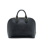 LOUIS VUITTON ALMA BAG EPI BLACK GHW