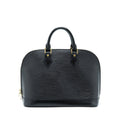 LOUIS VUITTON ALMA BAG EPI BLACK GHW