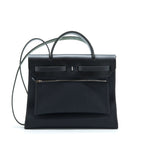 HERMES HERBAG SELLIER ZIP 31 BAG BLACK SHW