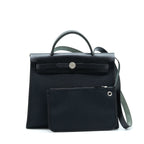 HERMES HERBAG SELLIER ZIP 31 BAG BLACK SHW