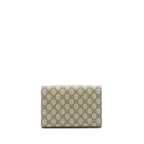 GUCCI DIONYSUS WALLET ON CHAIN GG SUPREME CANVAS SHW