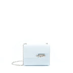 Hermes Mini Verrou Bag Chèvre Mysore T0 Bleu Brume SHW