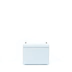 Hermes Mini Verrou Bag Chèvre Mysore T0 Bleu Brume SHW