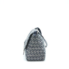 FENDI VINTAGE BAGUETTE SHOULD BAG FABRIC BLACK/GREY SHW