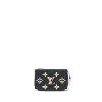 LOUIS VUITTON MINI POCHETTE ACCESSORIES BICOLOUR MONOGRAM ‘EM-REINTEGRATION BLACK SHW