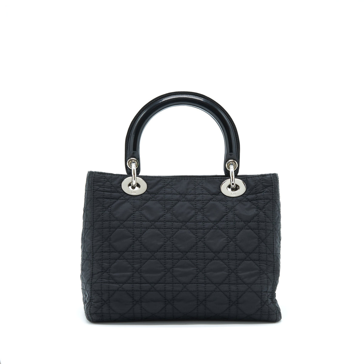 DIOR VINTAGE MEDIUM LADY DIOR NYLON/FABRIC BLACK SHW