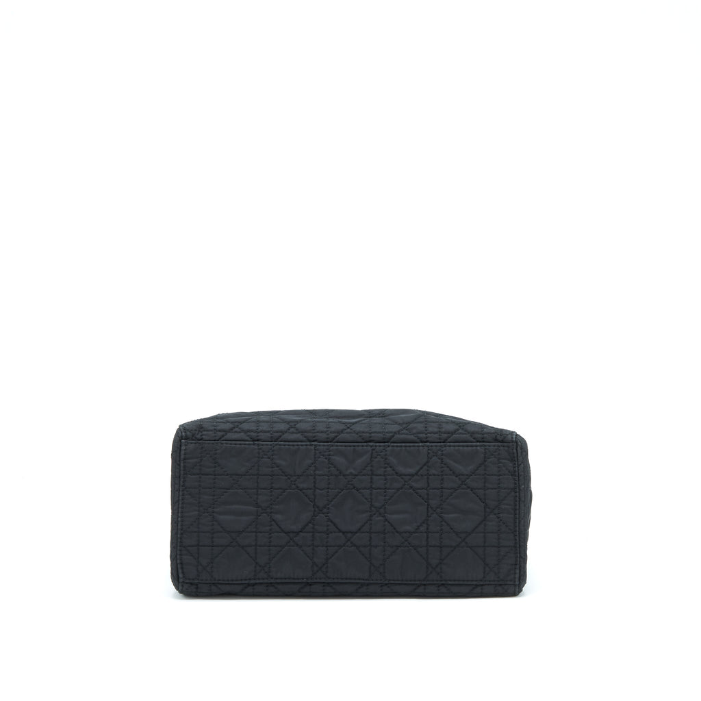 DIOR VINTAGE MEDIUM LADY DIOR NYLON/FABRIC BLACK SHW