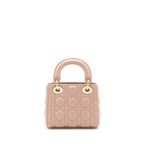 DIOR MINI LADY DIOR LAMBSKIN PINK GHW