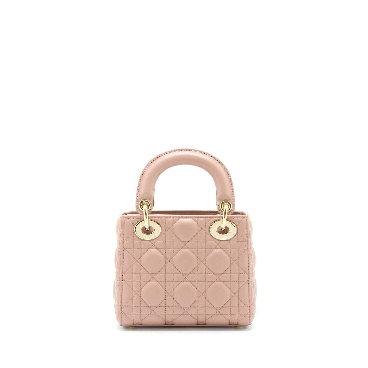 DIOR MINI LADY DIOR LAMBSKIN PINK GHW